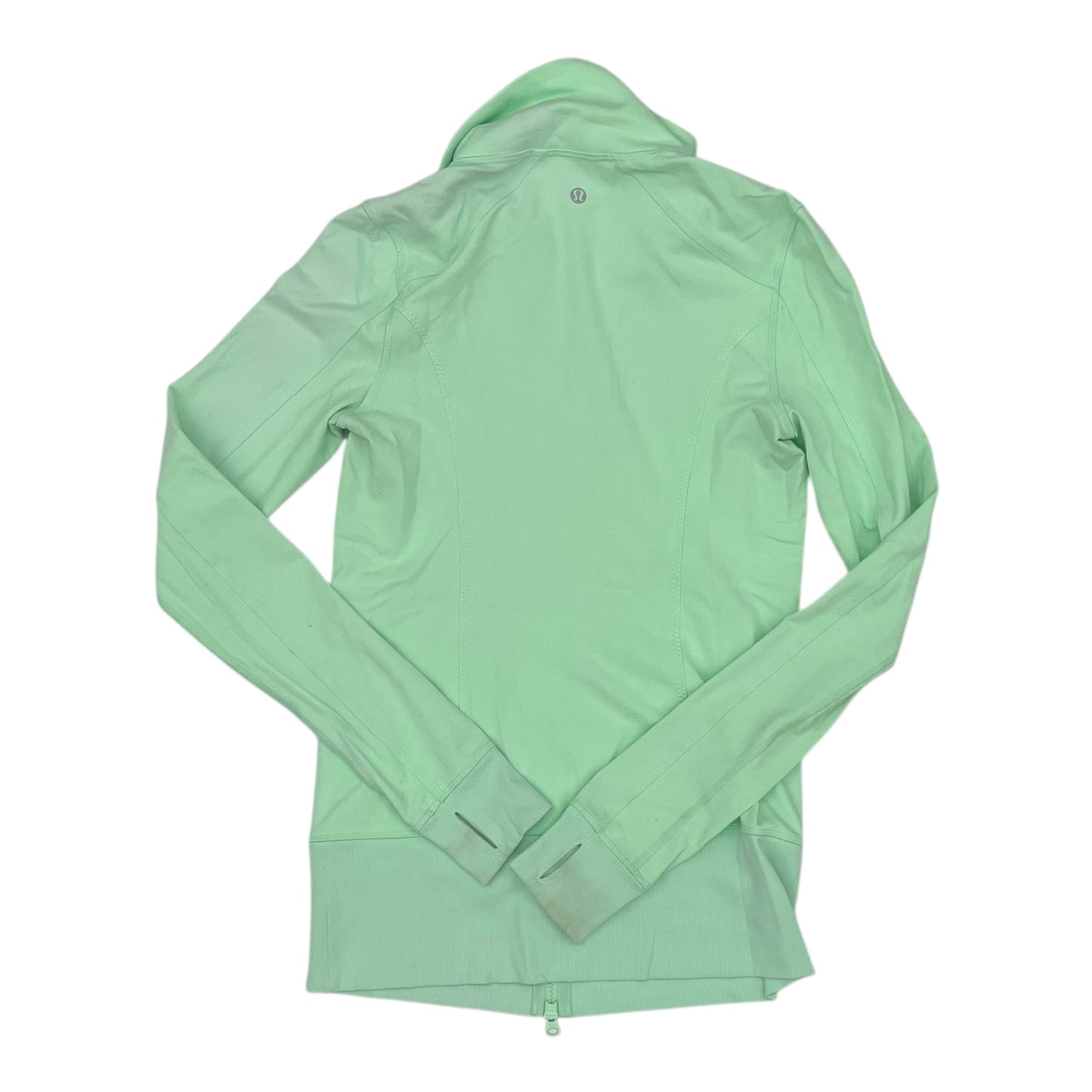 Athletic Jacket By Lululemon In Green, Size:S