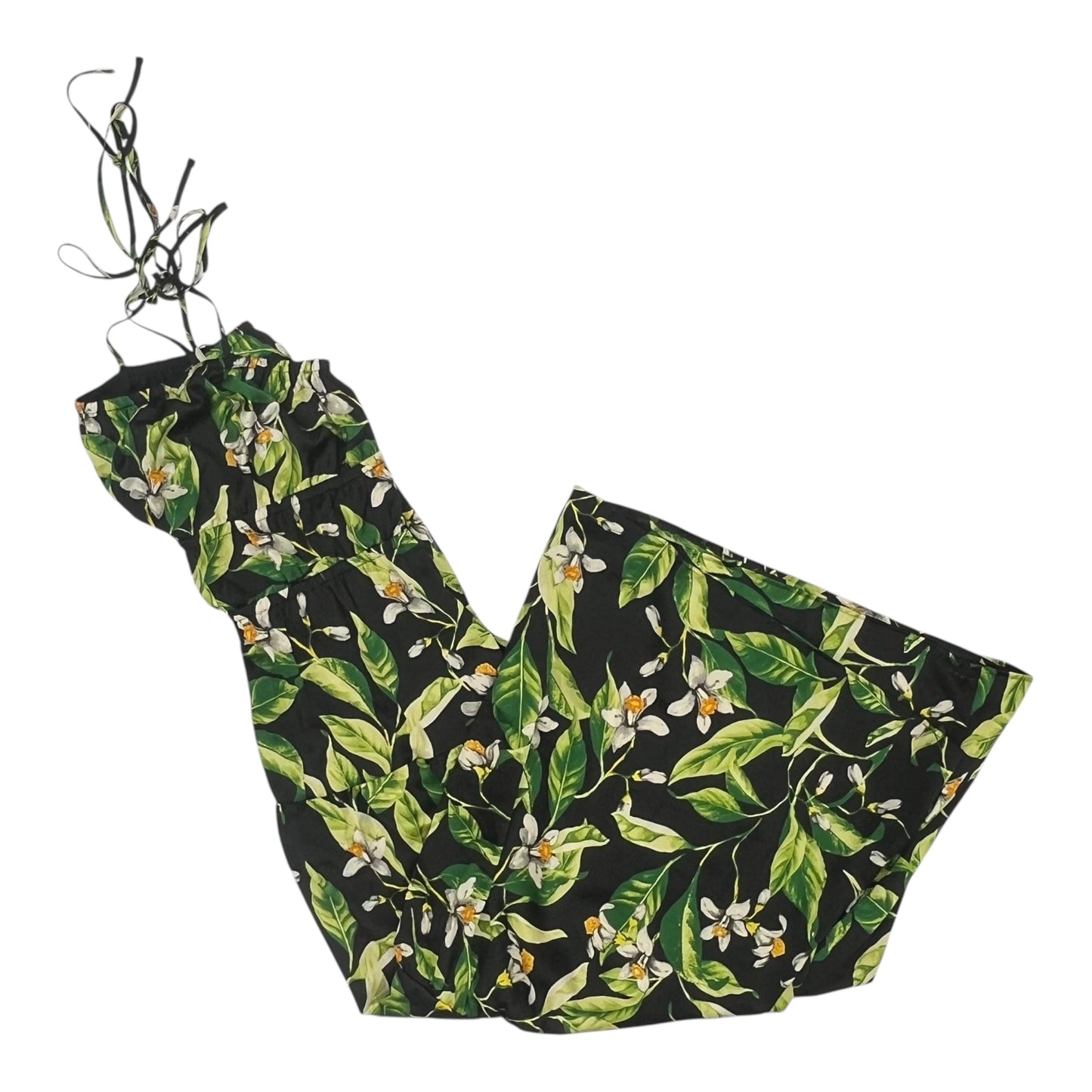 Dress Party Long By Express In Black & Green, Size:L