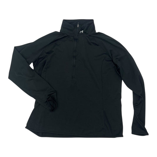 Athletic Top Ls Collar By Under Armour In Black, Size:Xl