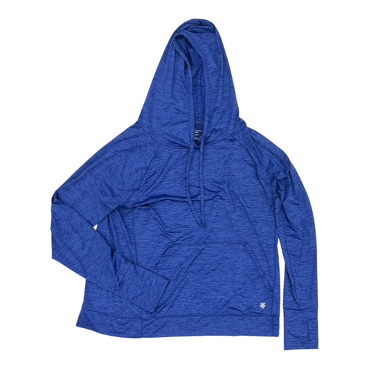 Athletic Top Ls Hoodie By Tek Gear In Blue, Size:Xl