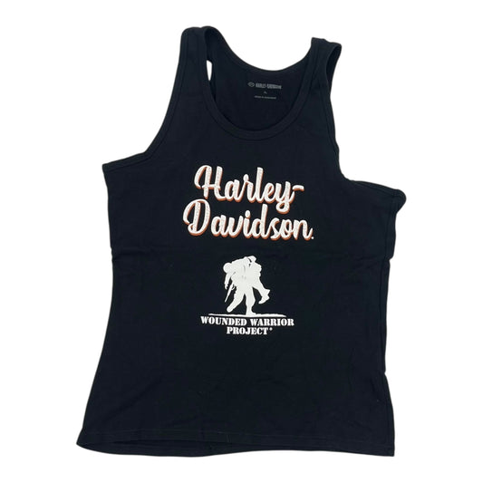 Tank Top By Harley Davidson In Black, Size:Xl