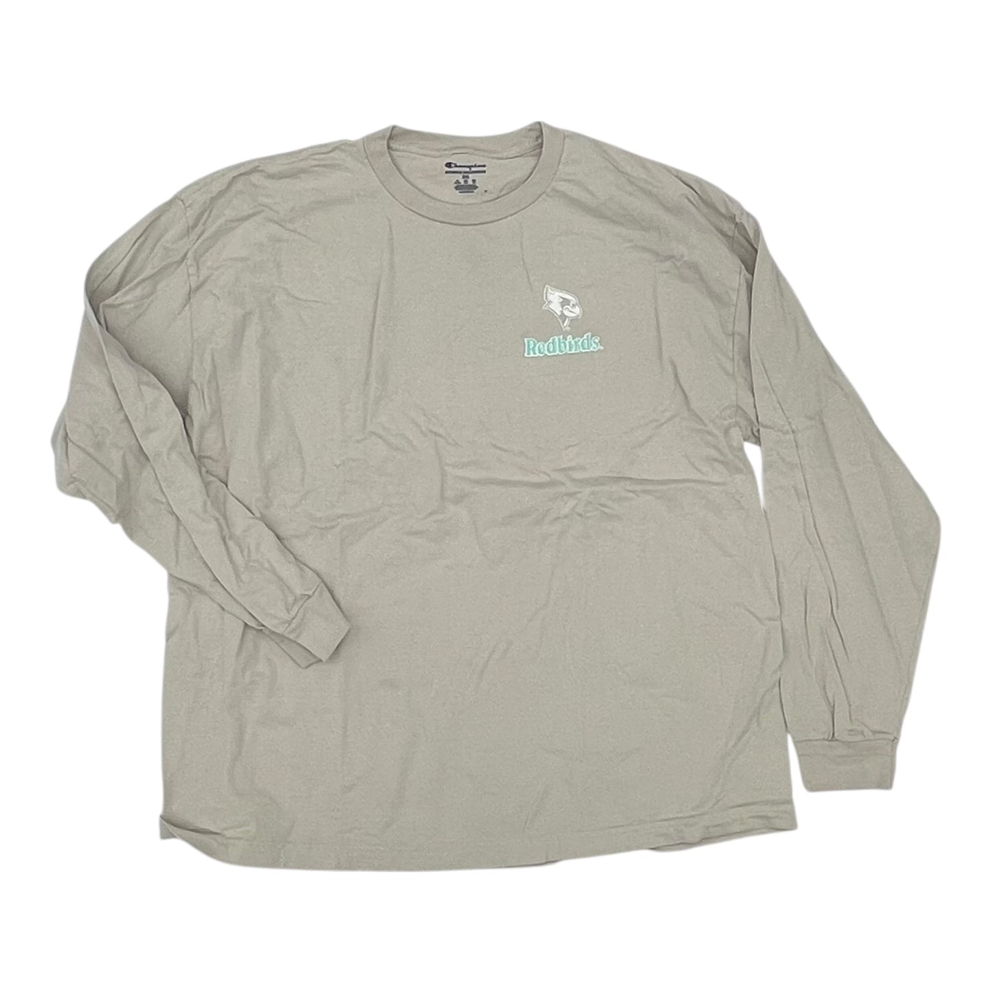 Athletic Top Ls Collar By Champion In Tan, Size:2X