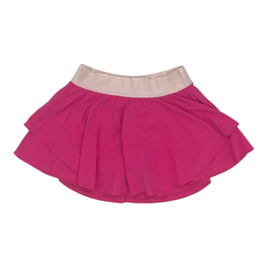 Athletic Skirt By Lululemon In Pink, Size:M