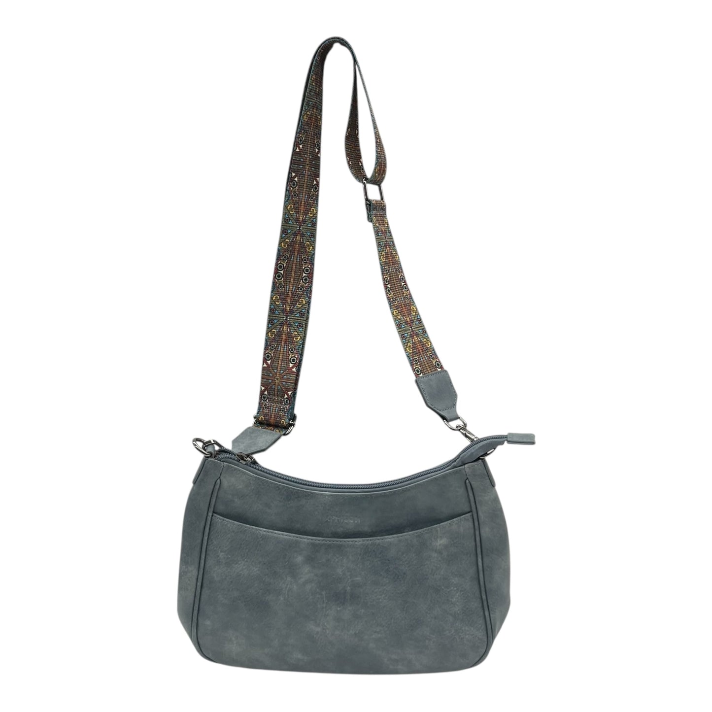 Crossbody By Clothes Mentor In Blue, Size:Medium