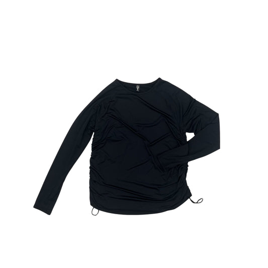 Athletic Top Ls Crewneck By Under Armour In Black, Size:M