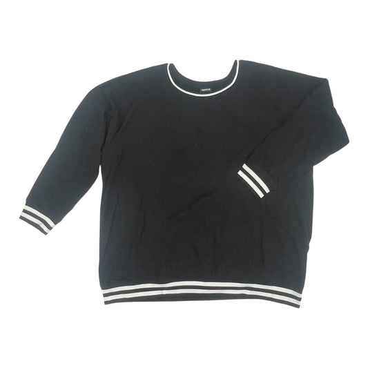 Sweatshirt Crewneck By Torrid In Black, Size:3X