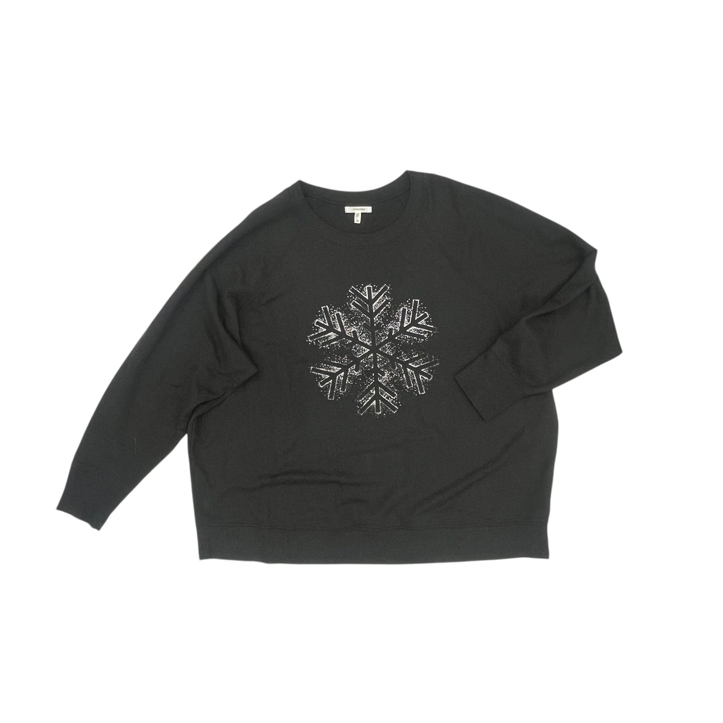 Top Ls By Maurices In Black, Size:2X