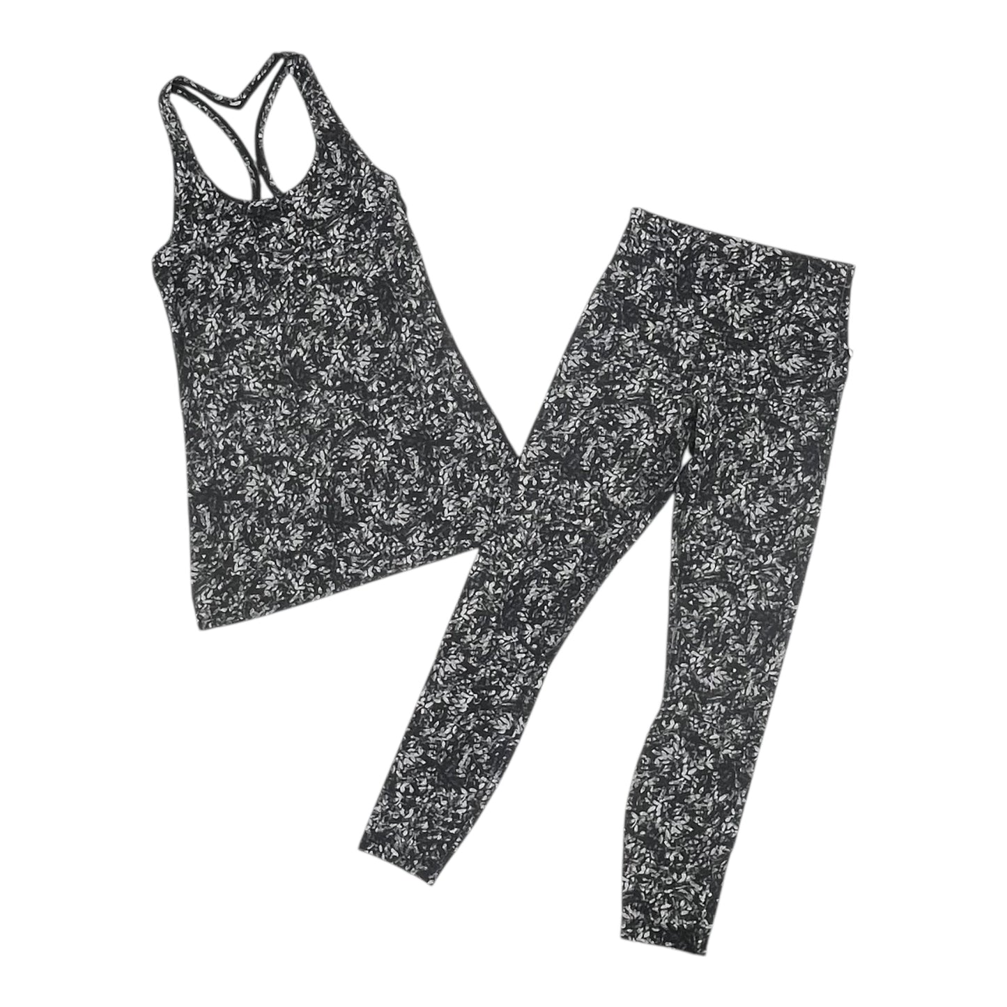 Athletic Pants 2Pc By Lululemon In Black & Grey, Size:S