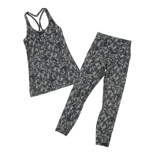 Athletic Pants 2Pc By Lululemon In Black & Grey, Size:S