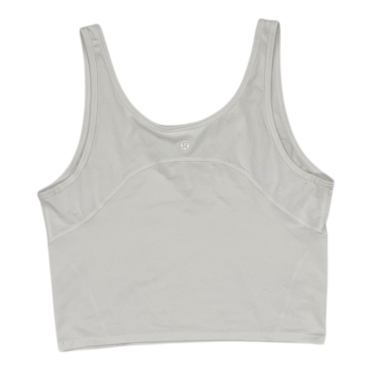 Athletic Tank Top By Lululemon In White, Size:S