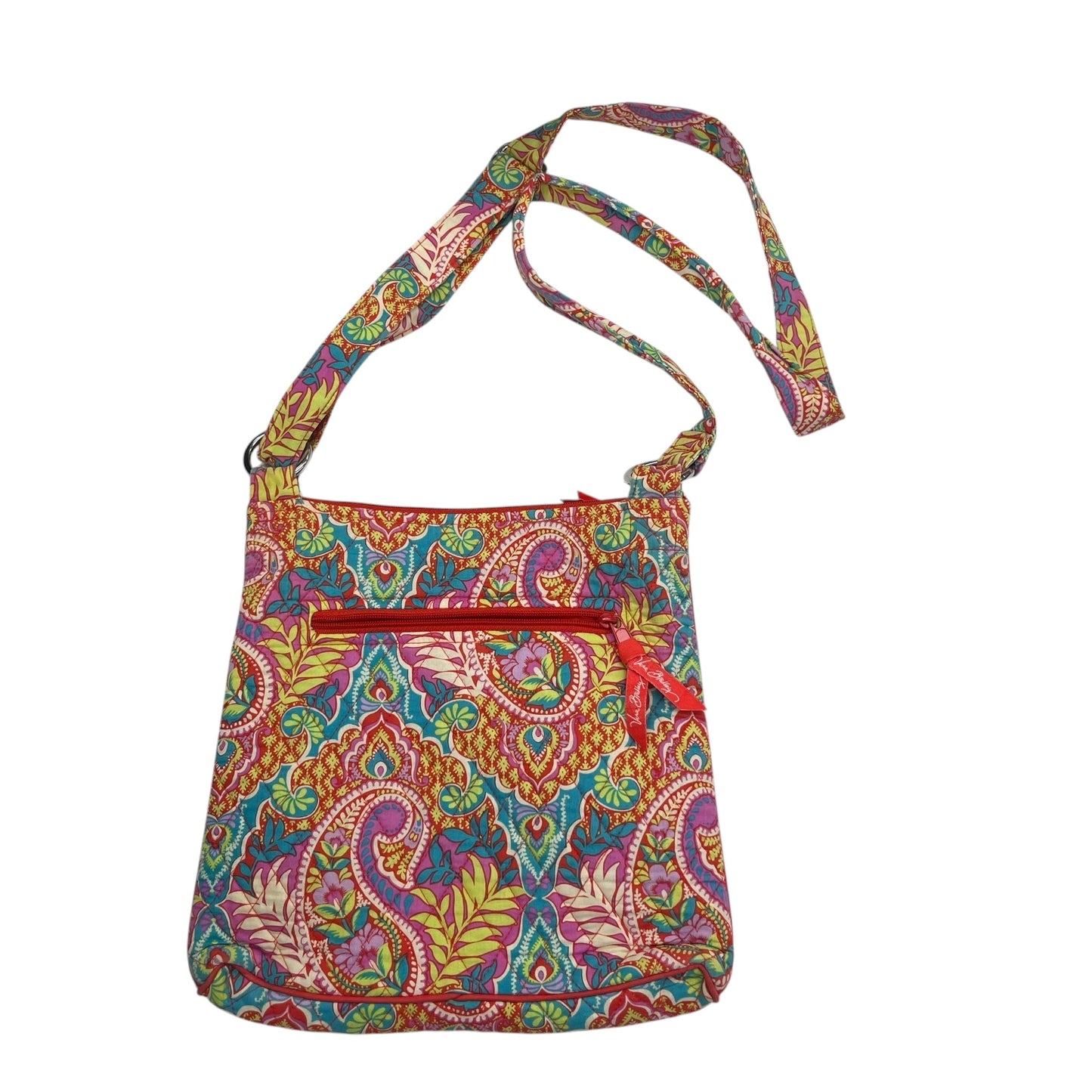 Crossbody By Vera Bradley In Paisley Print, Size:Medium