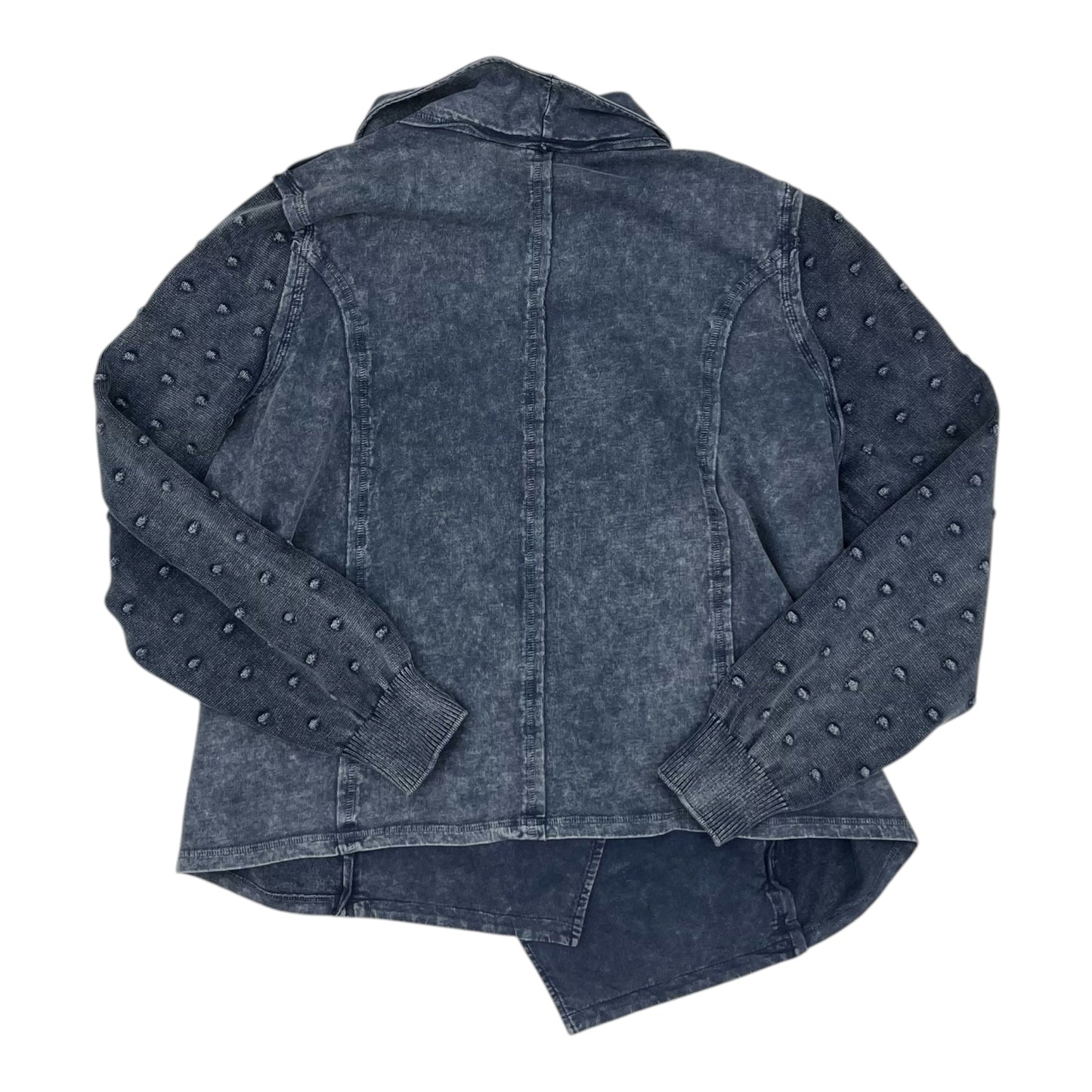 Cardigan By Leo And Nicole In Navy, Size:2X