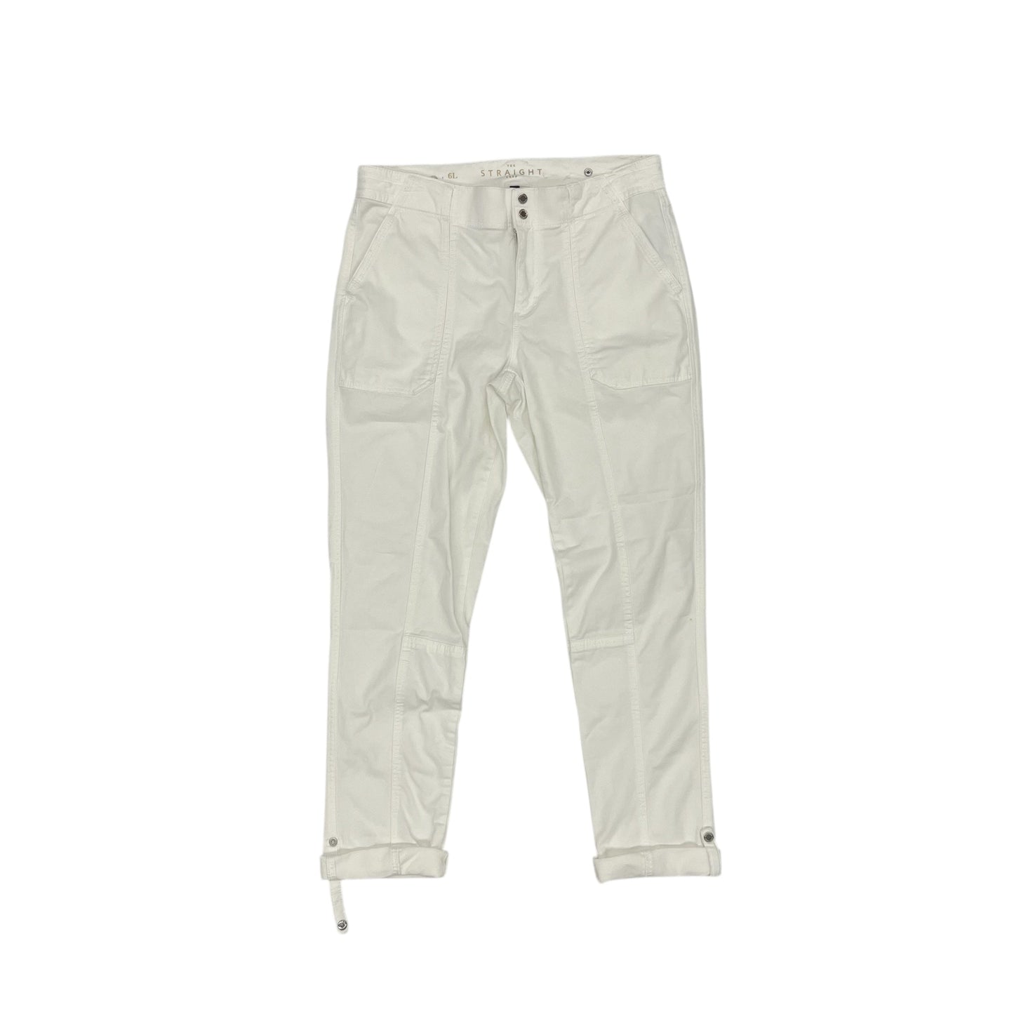 Pants Cropped By White House Black Market In White, Size:6L