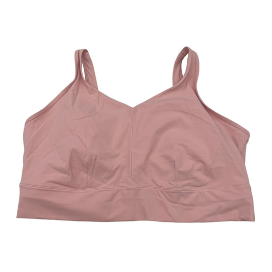PINK DULUTH TRADING ATHLETIC BRA, Size 3X