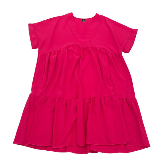 PINK SHEIN DRESS CASUAL SHORT, Size 1X