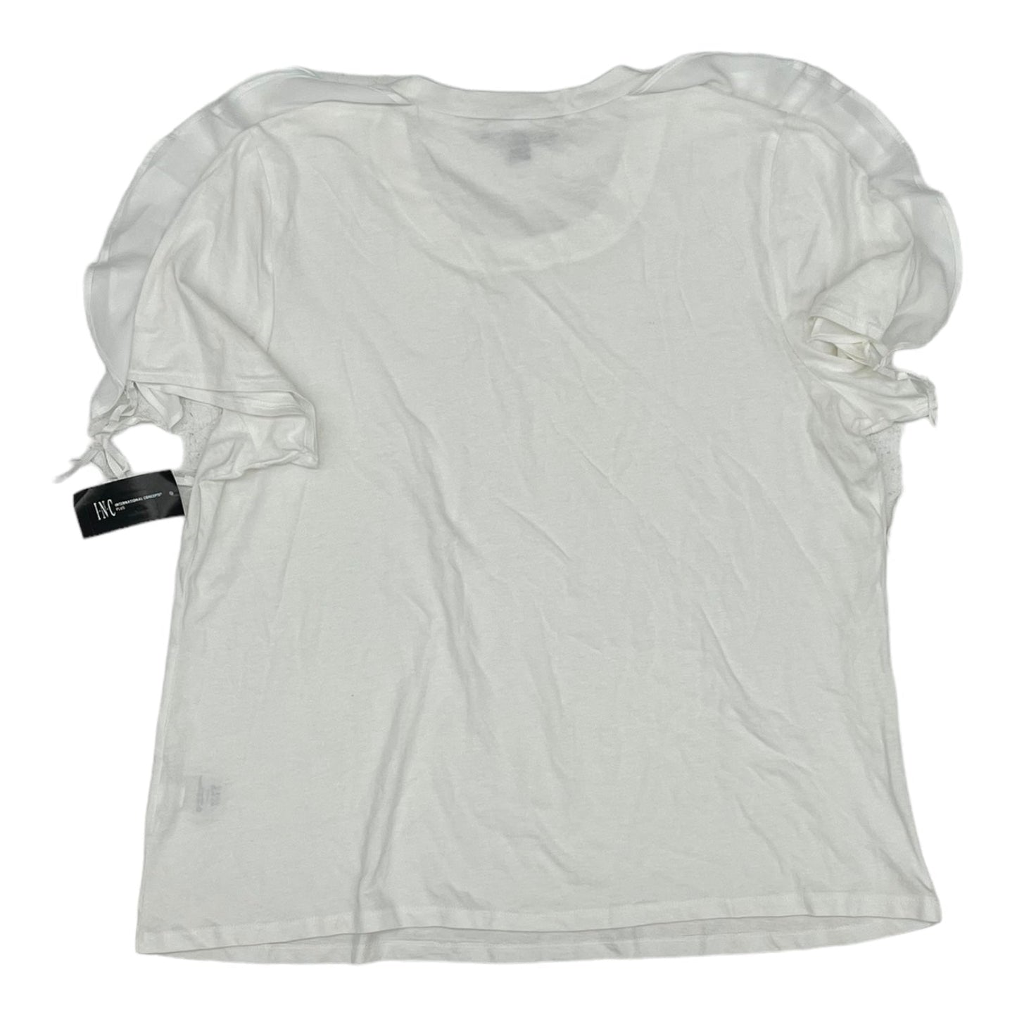WHITE TOP SS by INC Size:1X
