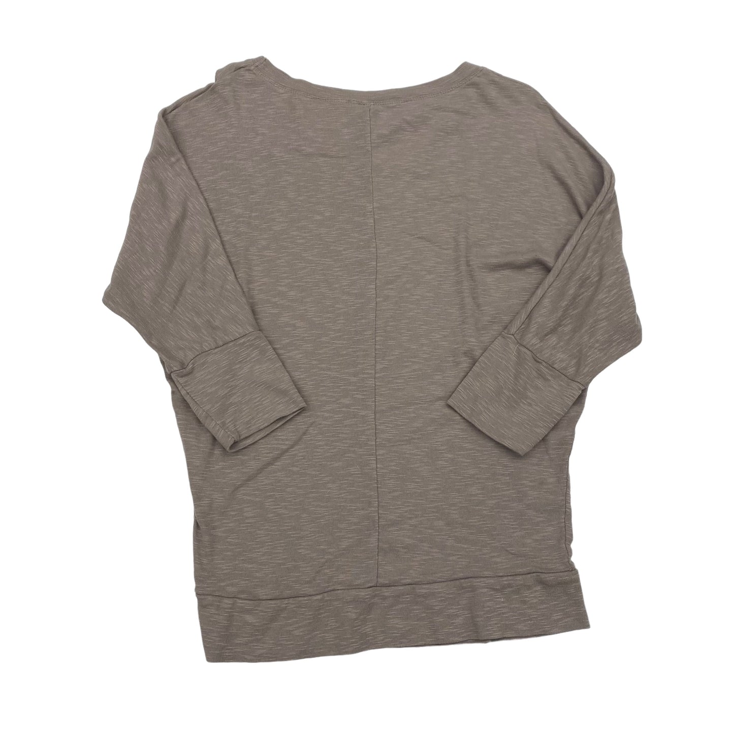 TAUPE TOP 3/4 SLEEVE by CYNTHIA ROWLEY Size:L