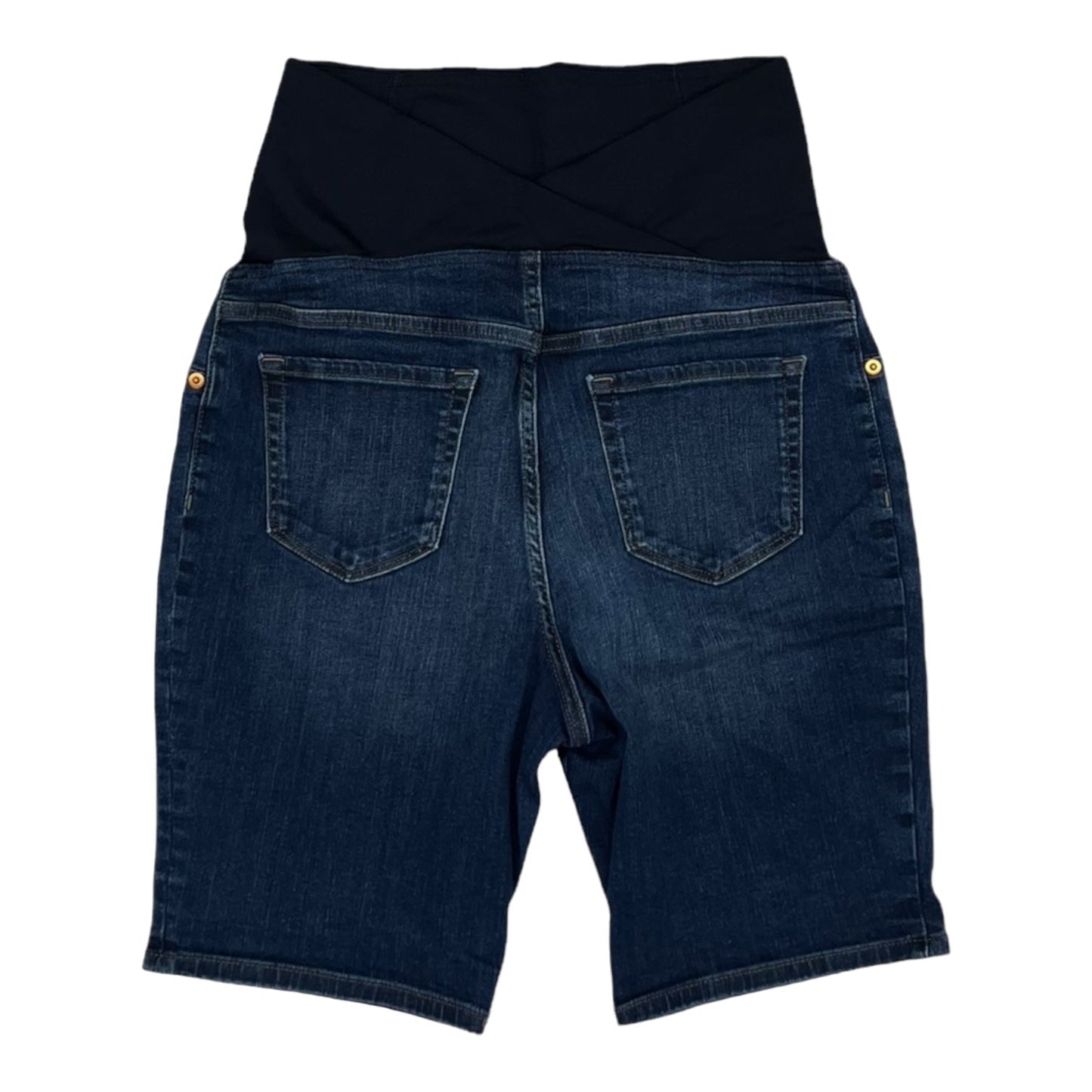 BLUE DENIM MAT SHORTS by ISABEL MATERNITY Size:8