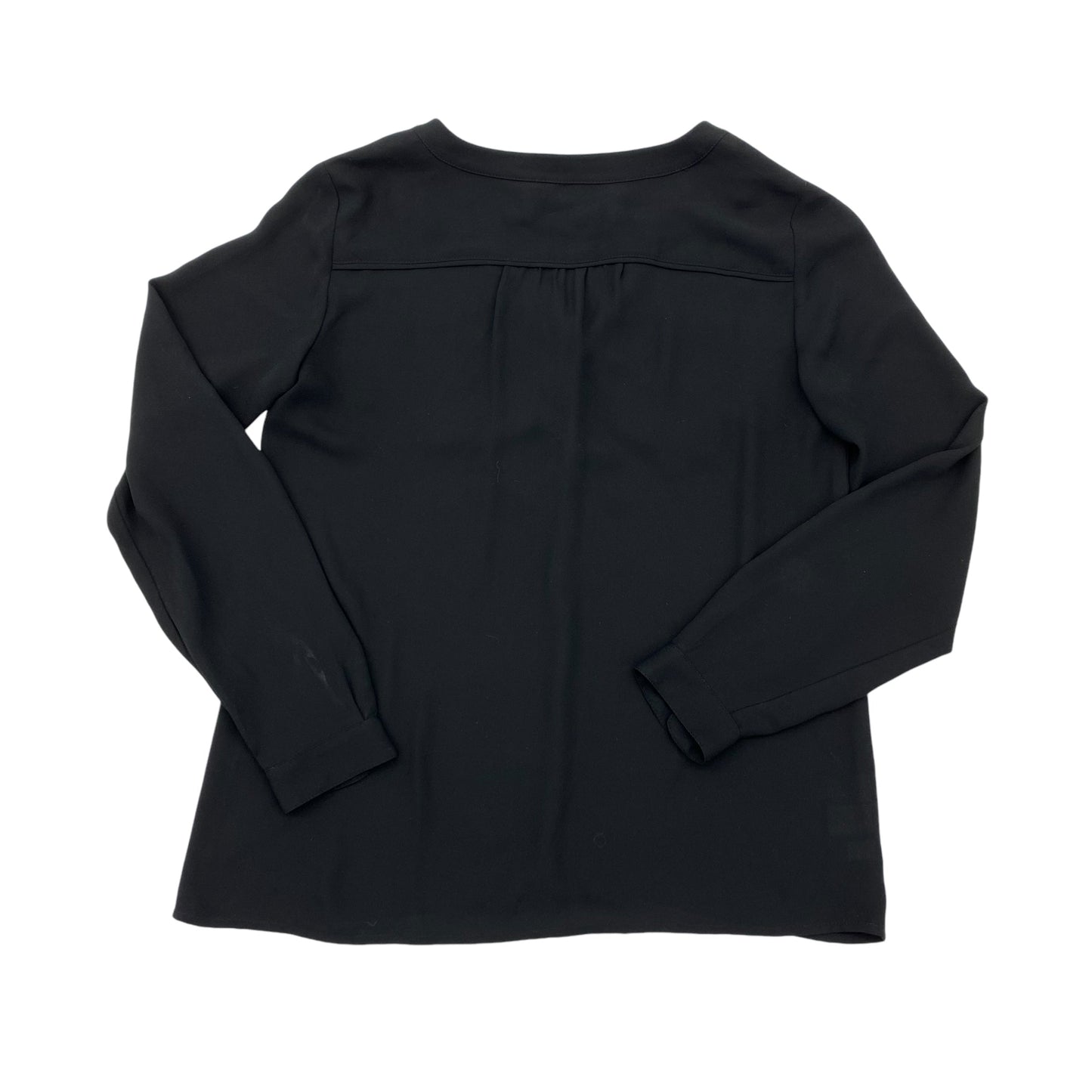 BLACK BLOUSE LS by LOFT Size:PETITE   XS