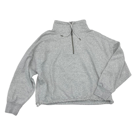 Athletic Top Ls Collar By Dsg Outerwear In Grey, Size:2X