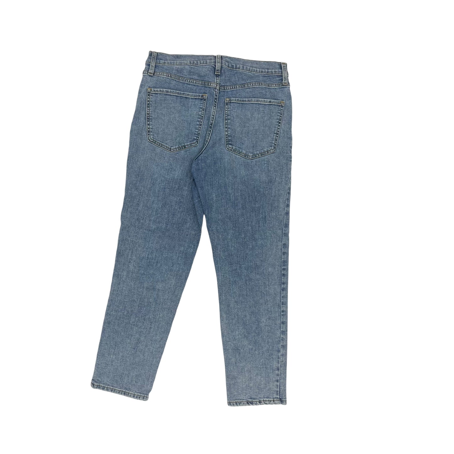 Jeans Straight By Banana Republic In Blue Denim, Size:6