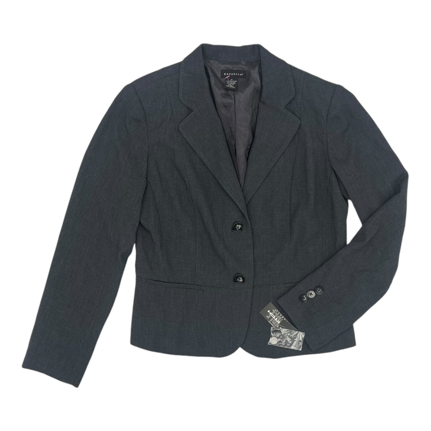 Blazer By Rafaella In Grey, Size:L