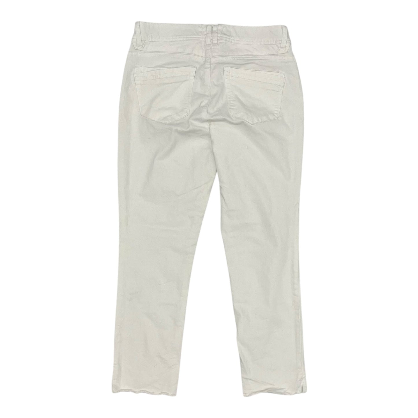 Jeans Straight By Democracy In White, Size:6