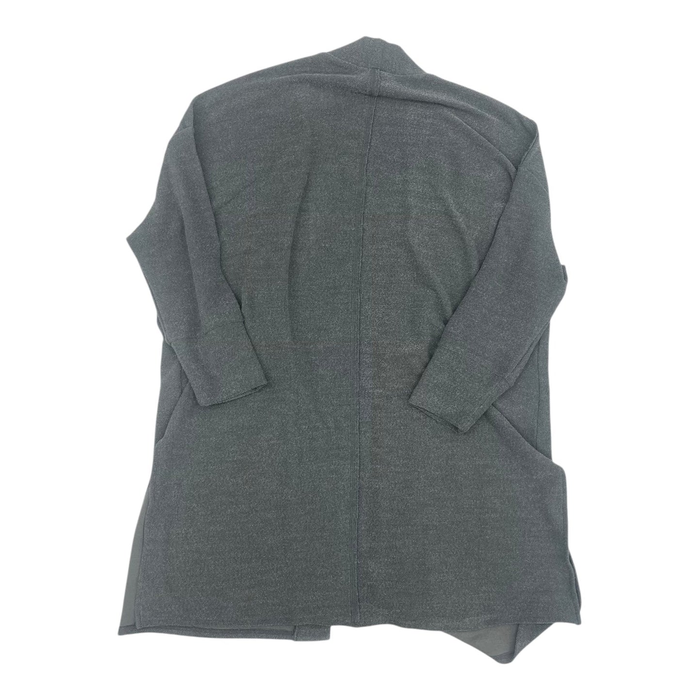 Cardigan By Amaryllis In Grey, Size:1X