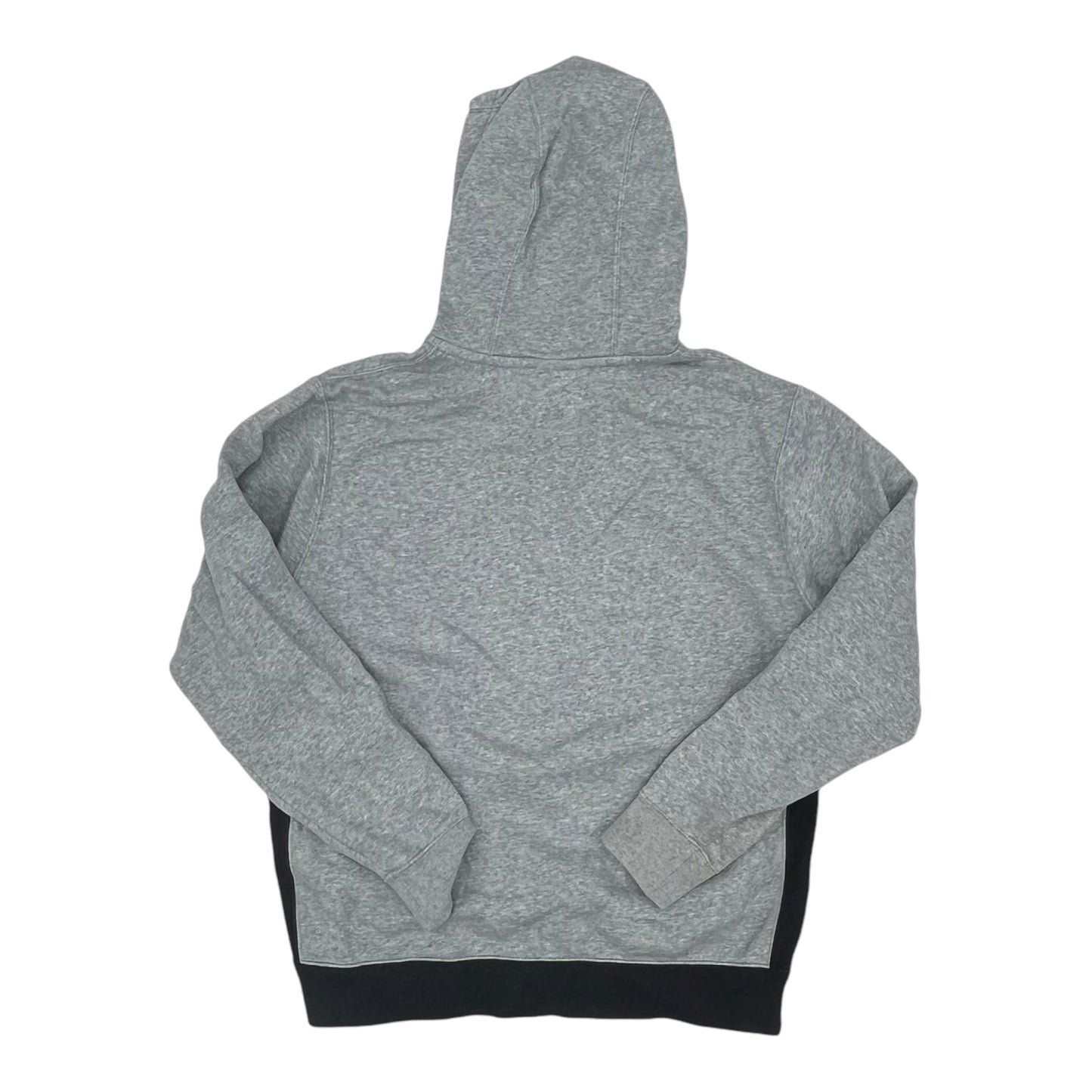 Athletic Sweatshirt Hoodie By Nike In Black & Grey, Size:L