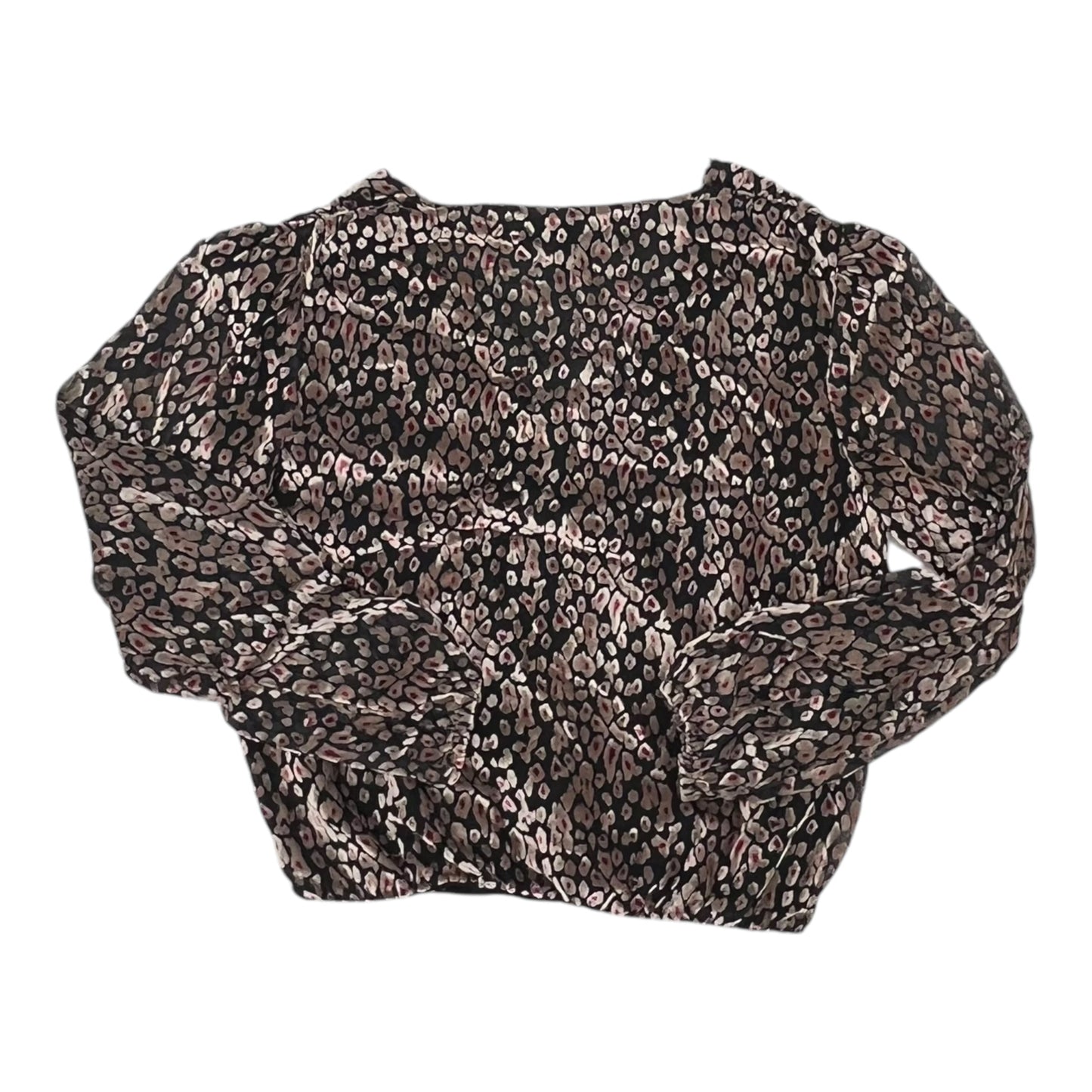 Blouse Ls By White House Black Market In Animal Print, Size:Xs