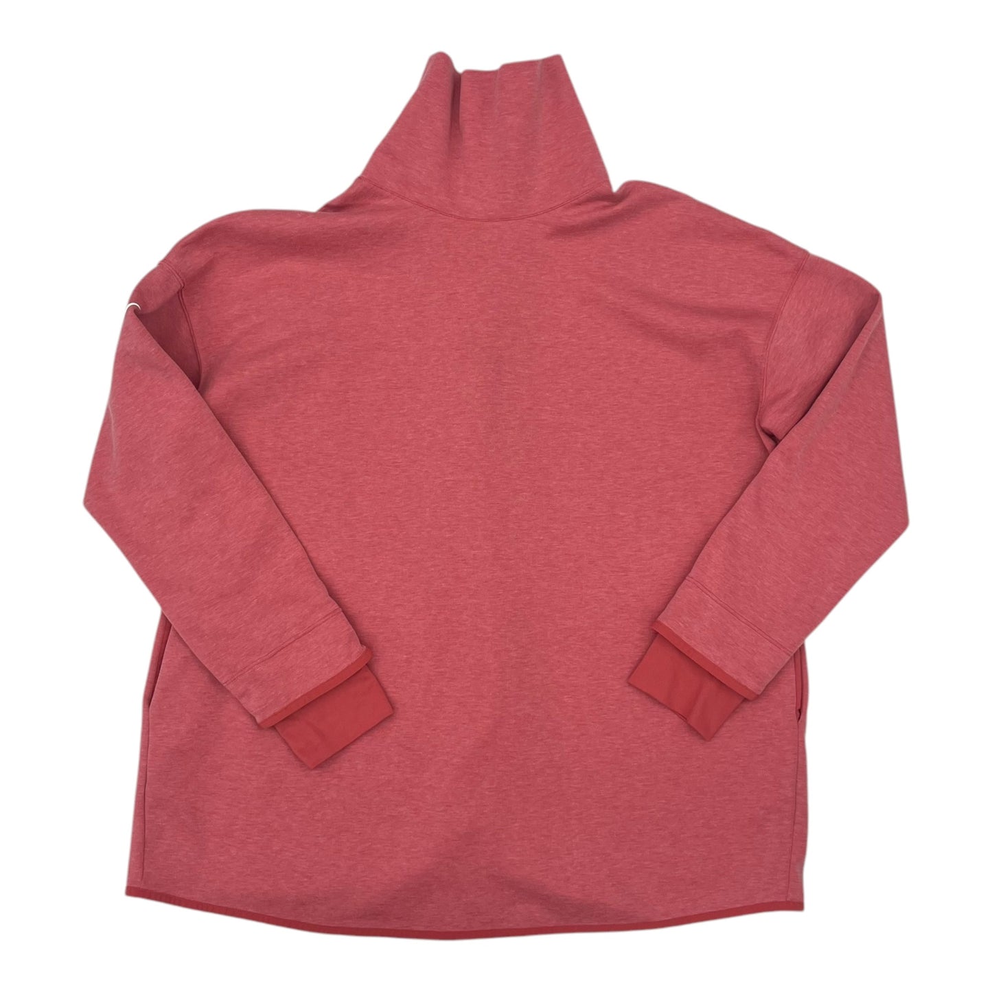 Athletic Sweatshirt Collar By Nike Apparel In Pink, Size:Xl