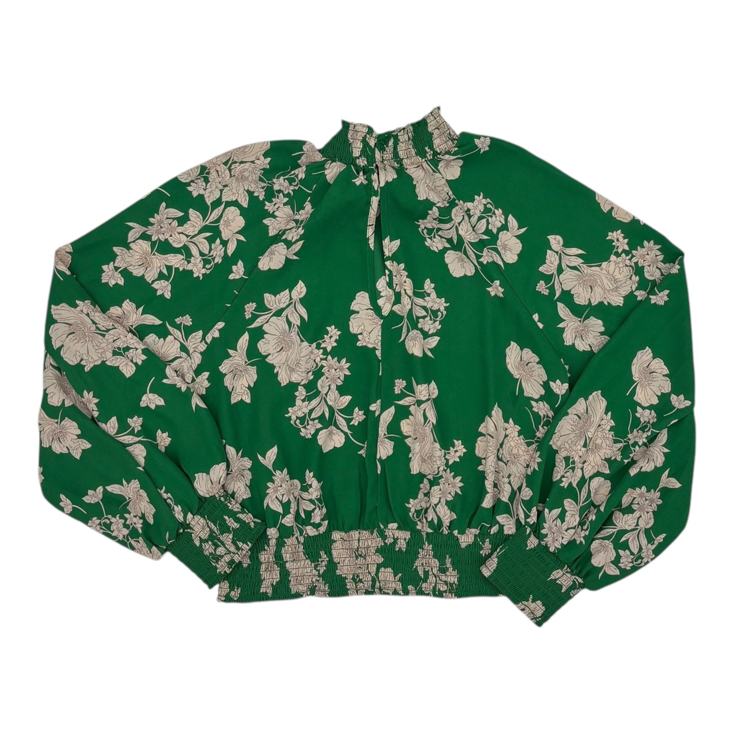 Blouse Ls By Sienna Sky In Green, Size:M