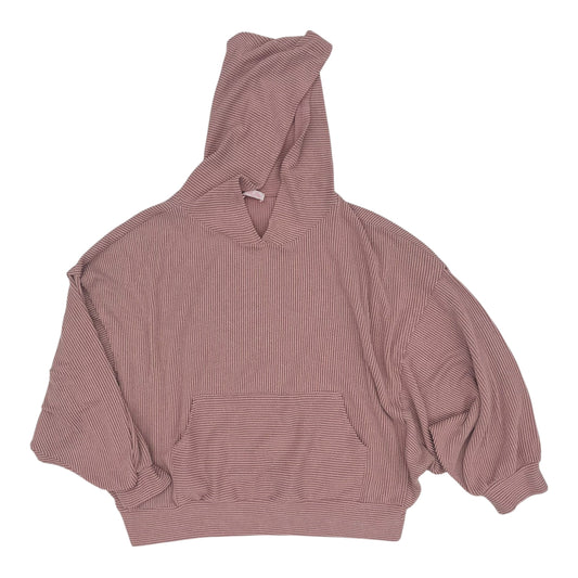 Sweatshirt Hoodie By Pink Lily In Pink, Size:2X