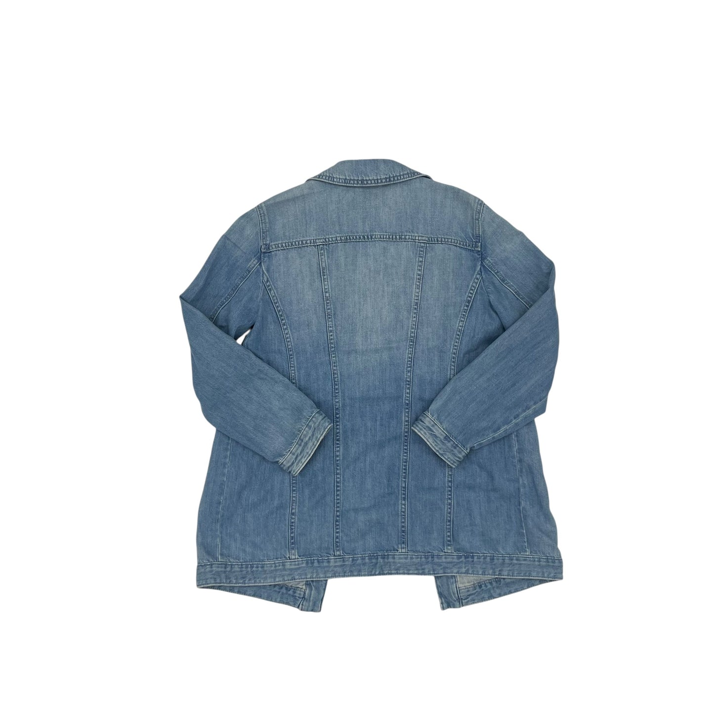 Jacket Denim By Chicos In Blue Denim, Size:Sp