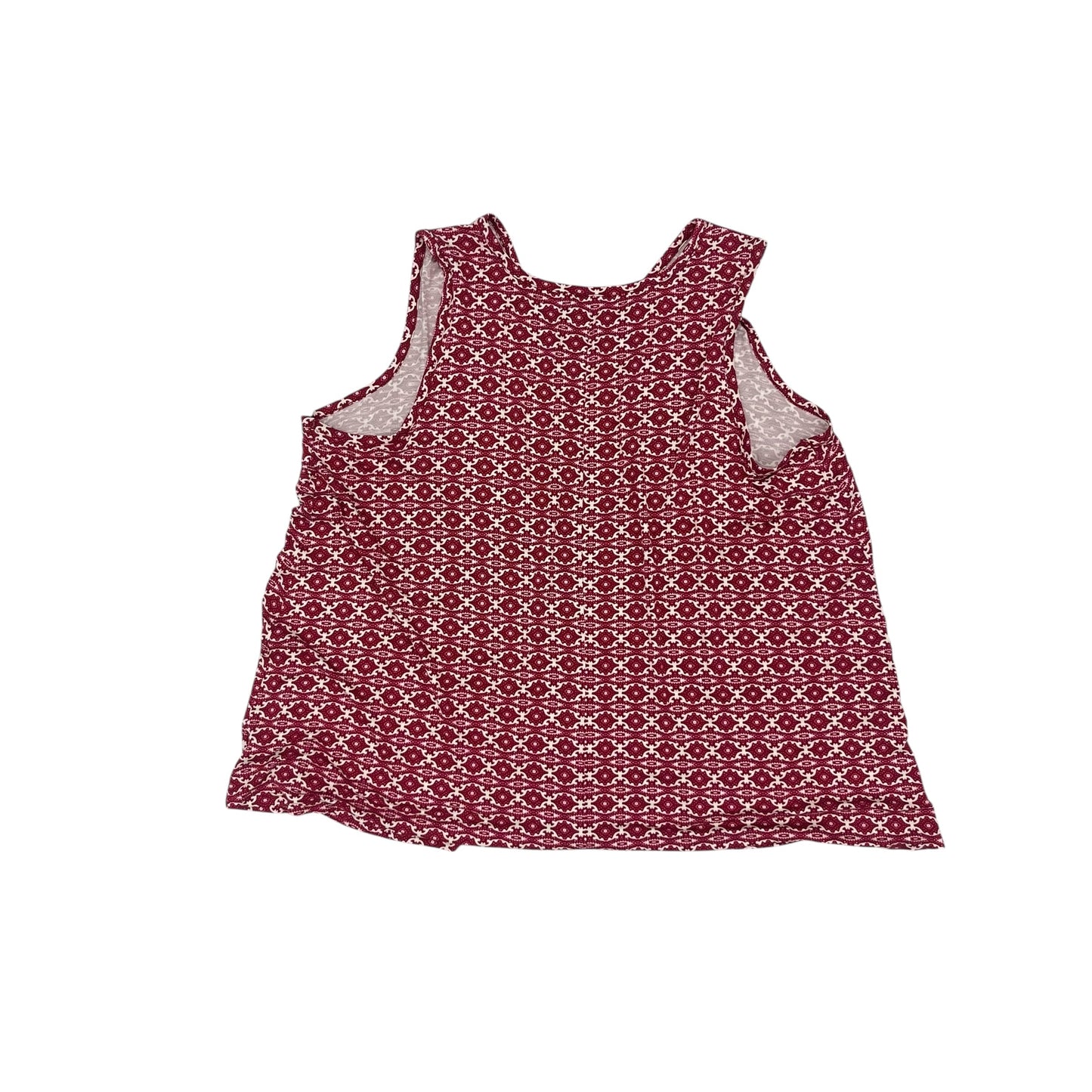Blouse Ss By Lane Bryant In Red & White, Size:4X
