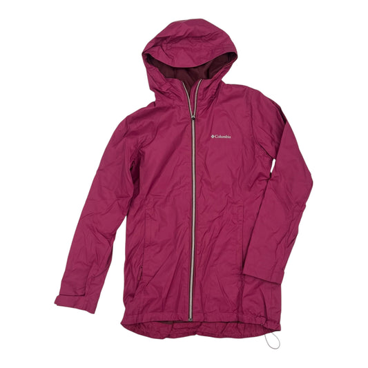 Jacket Windbreaker By Columbia In Pink, Size:S