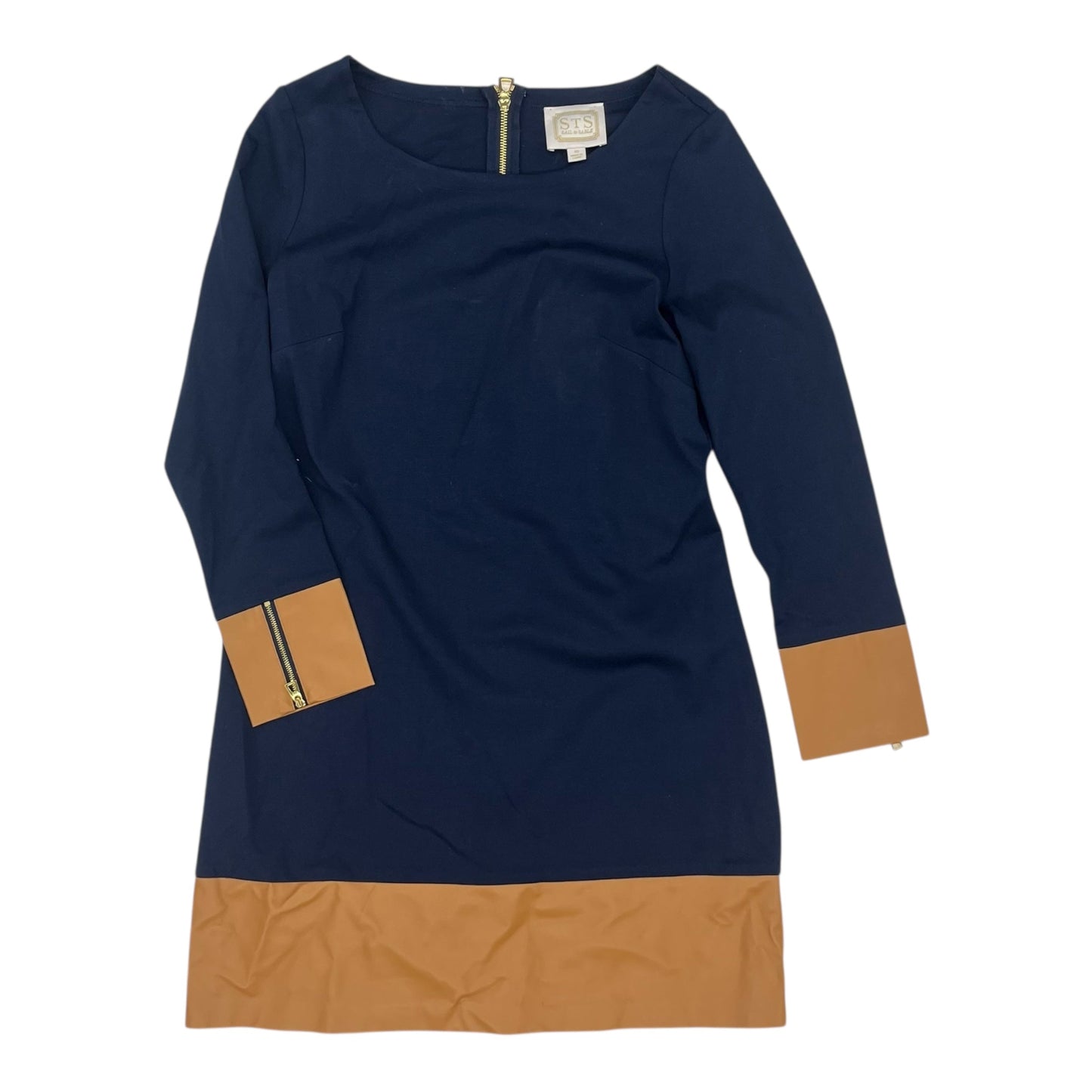 Dress Casual Short By Sail To Sable In Blue & Brown, Size:10