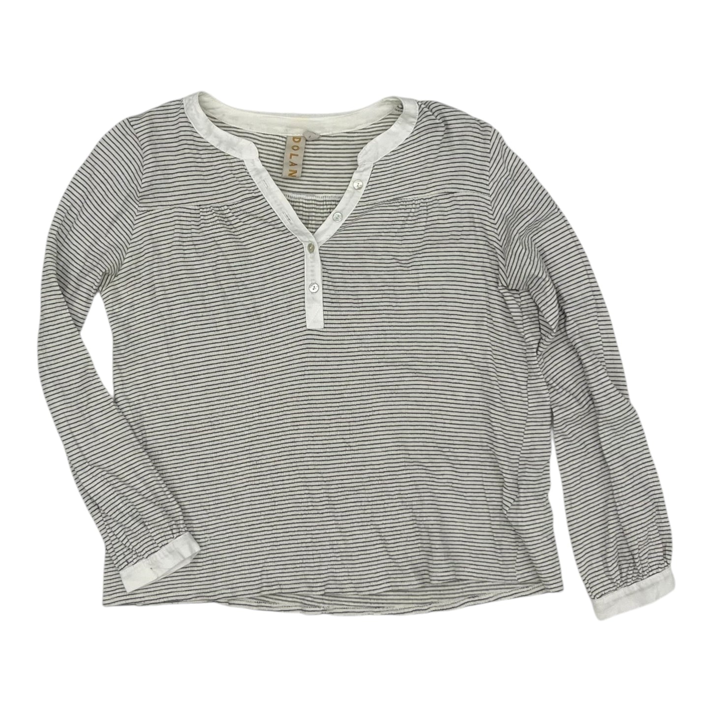 Top Ls By Clothes Mentor In Black & Cream, Size:S