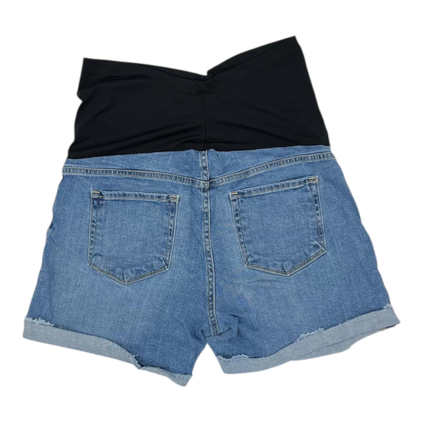 Mat Shorts By Just Black In Blue Denim, Size:12