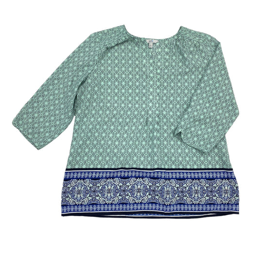 GREEN CROFT AND BARROW TOP 3/4 SLEEVE, Size L