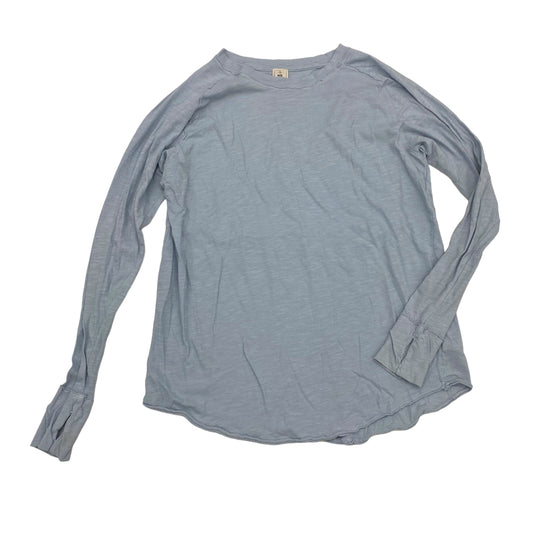 BLUE TOP LS by FREE PEOPLE Size:L