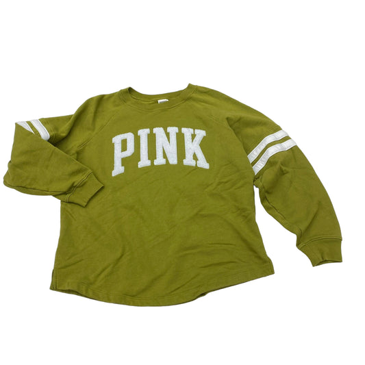 GREEN SWEATSHIRT CREWNECK by PINK Size:M