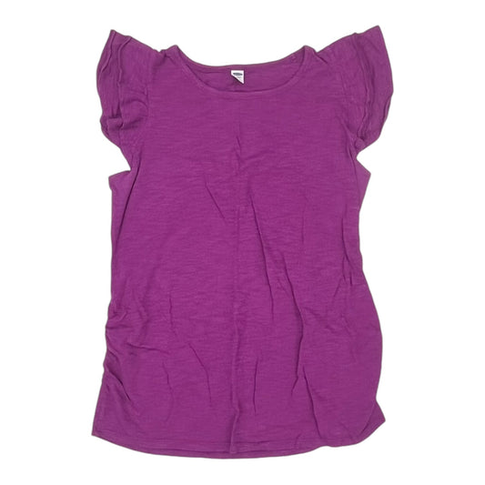 Mat Top Ss By Old Navy In Purple, Size:L