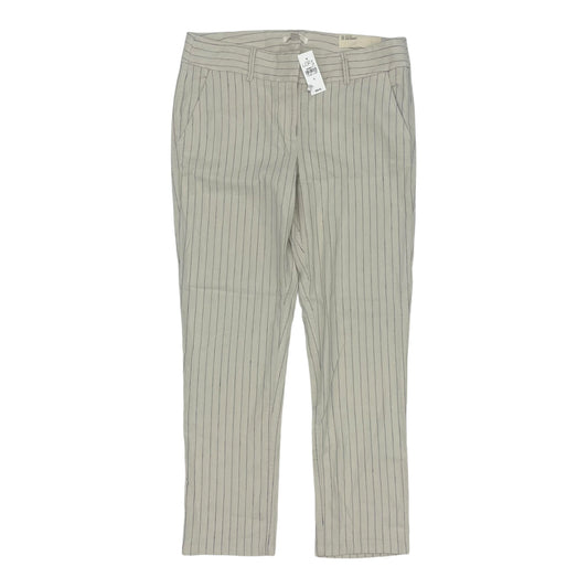 Pants Linen By Loft In Tan, Size:8