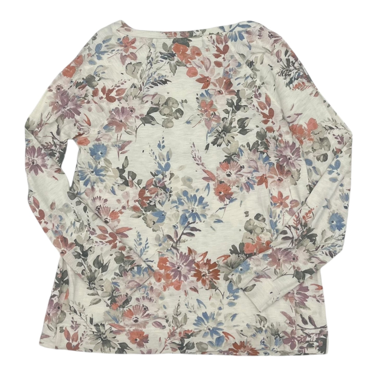 Top Ls By J. Jill In Floral Print, Size:Xs