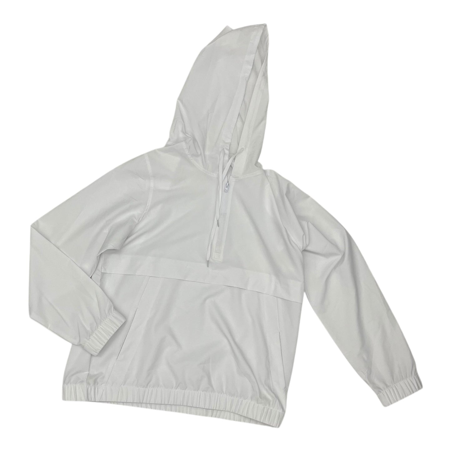 Athletic Top Ls Hoodie By Cme In White, Size:M