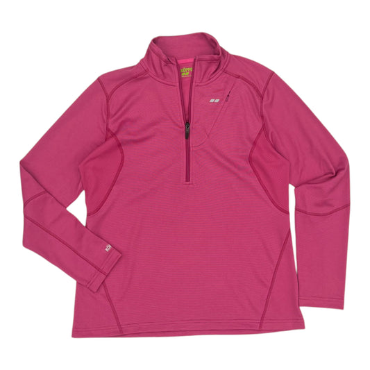 Athletic Top Ls Collar By Clothes Mentor In Pink, Size:Xl