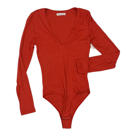 Bodysuit By Clothes Mentor In Orange, Size:S