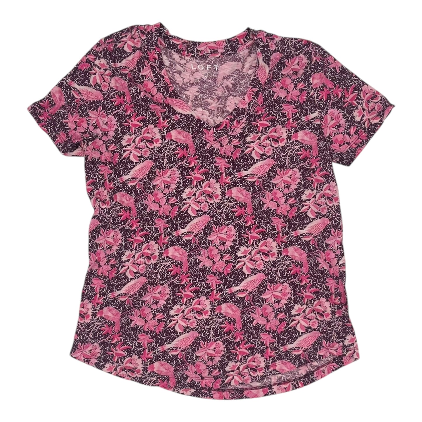 Top Ss By Loft In Pink, Size:S