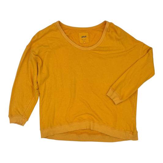 SWEATSHIRT CREWNECK by AERIE In YELLOW, Size: L